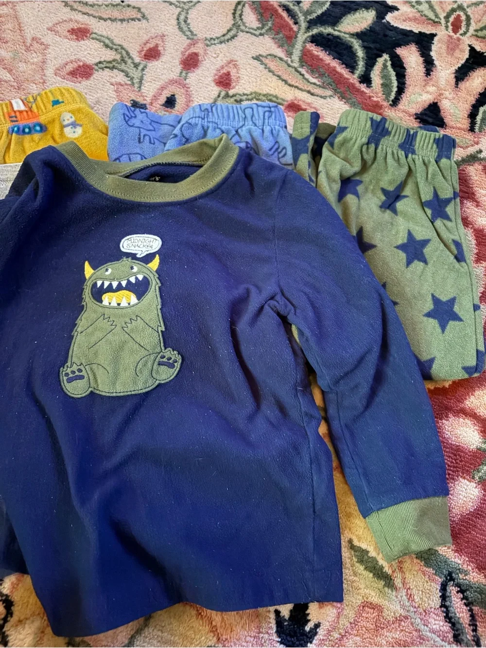 Carter's and cat & jack Kids cozy Pajama bundle